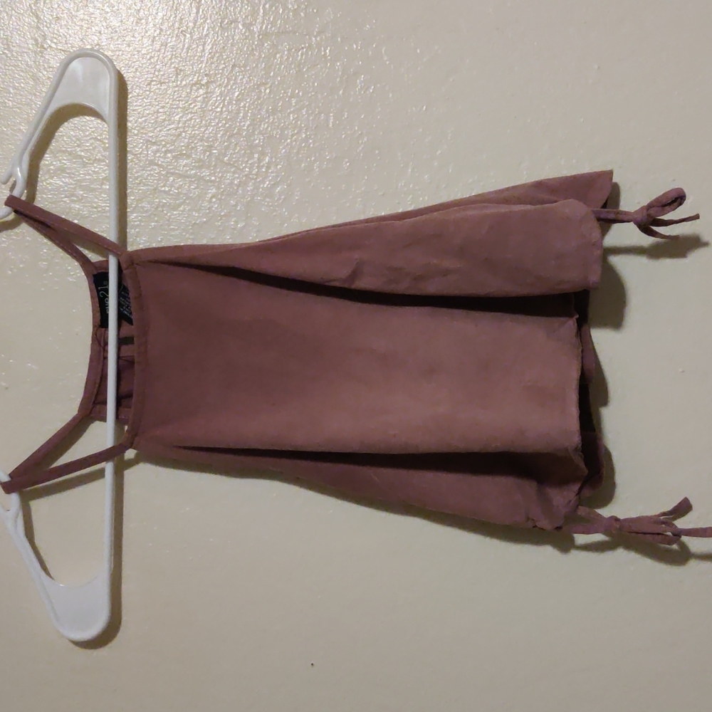 Suede tank